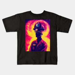 Firefighter Hallowee T-Shirt Kids T-Shirt